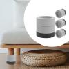 LIFKOME 4pcs Bed Risers for Twin XL Anti-Slip Felt Fabric Shock-Absorbing Pads Chair Height Extenders Bed Lifters view 3