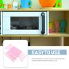 UPKOCH Microwave Oven Protective Cover 19.68X13.77X11.81 Inch Polyester Dust Hood for Kitchen Appliance Protection Easy to Clean and view 3