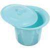 DOITOOL Household Urinal Thick Bed Pan Chamber Pot, Plastic Kids Spittoon with Lid, Multi-Function Urinal Pot view 1