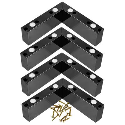 VOSAREA 1set Heightening Pad Furniture Risers Durable Bed and Table Lifters for Sofa Chair and Cabinet Support Easy to Install
