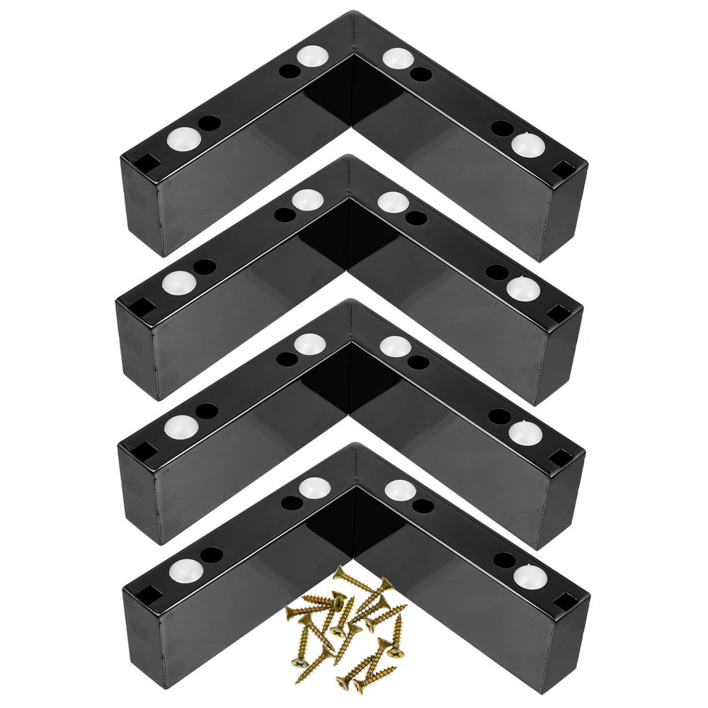 VOSAREA 1set Heightening Pad Furniture Risers Durable Bed and Table Lifters for Sofa Chair and Cabinet Support Easy to Install