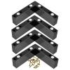 VOSAREA 1set Heightening Pad Furniture Risers Durable Bed and Table Lifters for Sofa Chair and Cabinet Support Easy to Install view 1