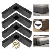VOSAREA 1set Heightening Pad Furniture Risers Durable Bed and Table Lifters for Sofa Chair and Cabinet Support Easy to Install view 3