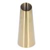 1 Pcs Gold Modern Home Decor 7.8 inch Gold Stainless Steel Vase Small Flower Vase Taper Vase for Wedding Table Centerpiece Decorations, Home Decor (Gold) view 1