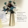 1 Pcs Gold Modern Home Decor 7.8 inch Gold Stainless Steel Vase Small Flower Vase Taper Vase for Wedding Table Centerpiece Decorations, Home Decor (Gold) view 3