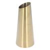 1 Pcs Gold Modern Home Decor 7.8 inch Gold Stainless Steel Vase Small Flower Vase Taper Vase for Wedding Table Centerpiece Decorations, Home Decor (Gold) view 4