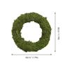 NOLITOY Artificial Moss Wreath Ring: DIY Christmas Wreath for Front Door Windows Home Party Supplies view 4