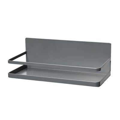Household Essentials Metal Magnetic Spice Organizer, Grey