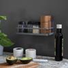 Household Essentials Metal Magnetic Spice Organizer, Grey view 3