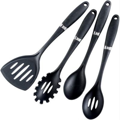 4Pcs Cooking Utensils Set Kitchenware Nonstick Spatula Kitchen Spatula Set Soup Spoon Shovel Set for Cooking Kitchen Tools
