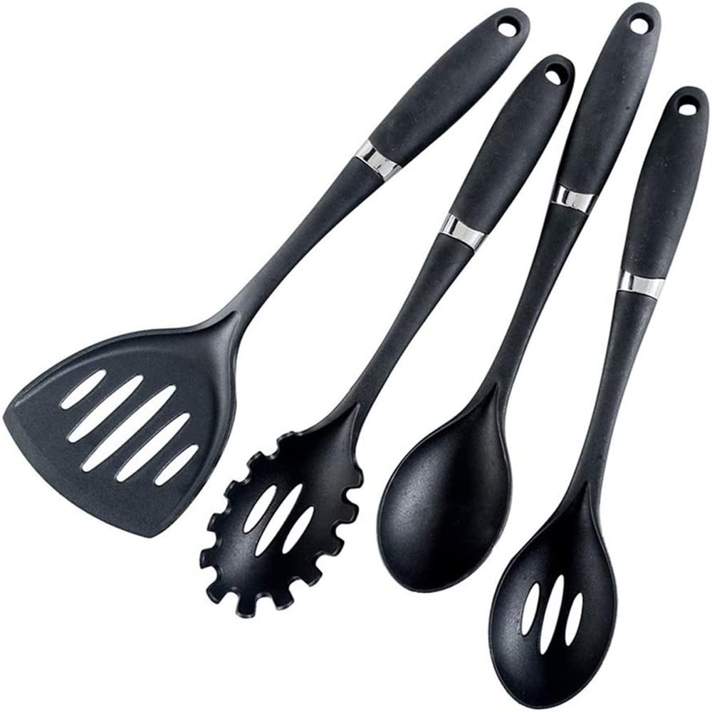 4Pcs Cooking Utensils Set Kitchenware Nonstick Spatula Kitchen Spatula Set Soup Spoon Shovel Set for Cooking Kitchen Tools