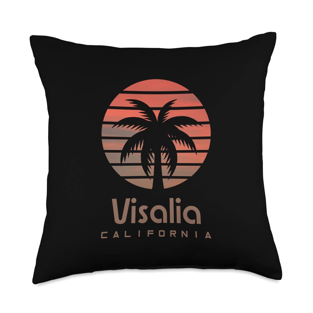 California Visalia Throw Pillow