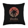 California Visalia Throw Pillow view 1