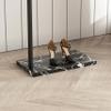 Metal Coat Rack Bracket Finish Stable Marble Base with High-end Hooks Freestanding Metal Tree Hats Easy to Assemble view 3