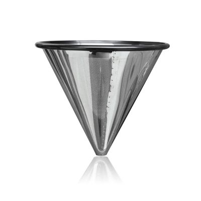 DEPILA Ultra Fine Strainer Stainless Steel Pour Over Coffee Filter Reusable Paperless Cone Dripper For Coffee Maker Strainer Gadgets Kitchen Too utensilio