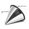 DEPILA Ultra Fine Strainer Stainless Steel Pour Over Coffee Filter Reusable Paperless Cone Dripper For Coffee Maker Strainer Gadgets Kitchen Too utensilio view 3