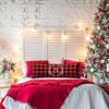 GUGLILI Christmas Buffalo Check Plaid Monogram T Initial Long Pillowcase Red Alphabet Weaths Body Pillow Cover for Family Pillow Protectors with Zipper Two Sides Print 20x54 inch view 3