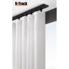 ZJKXJH Aluminum Ceiling Curtain Tracks, Heavy Duty Room Divider Rail with Complete Kits, Curtain Rod for Balcony, Bay Window, Patio, Closet (Color : Black, Size : 915cm/30ft) view 2