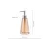 HRTC Lotion Dispensers Manual Soap Dispenser - 2 Pack with Stainless Steel Pump Lotion Dispenser Clear Design Glass Soap Pump 70 Ml / 2.3 Oz Kitchen, Bathroom view 2