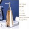 HRTC Lotion Dispensers Manual Soap Dispenser - 2 Pack with Stainless Steel Pump Lotion Dispenser Clear Design Glass Soap Pump 70 Ml / 2.3 Oz Kitchen, Bathroom view 4