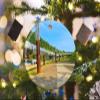 Alaska Fairbanks Pipeline Viewing Point USA America Christmas Ornaments for Tree Ceramic Pendant Double Sided Ornament Decor Xmas Gifts Porcelain Travel Souvenirs view 2