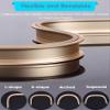 SRNSAEB Bay Window Curtain Track Wall Mounted, Heavy Duty Metal Curtain Rail System for Small Space/Kids Bedroom, 2m 2.5m 3m 4m 5m 6m 8m Long (Color : B, Size : 5m/16.4ft) view 4