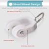 SRNSAEB Curved Ceiling Curtain Track Bendable, 10 11.5 13 15 20 23 26 Ft Long, Aluminum Curtain Rod Room Divider for Partition/Home/Commercial (Color : White, Size : 4.5m/14.7ft) view 4