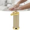 250ml Automatic Liquid Soap Dispenser, Touchless Infrared Sensor Automatic Liquid Soap Dispenser Hands for Kitchen Hospital School Hotel Office (Gold) view 2