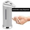 250ml Automatic Liquid Soap Dispenser, Touchless Infrared Sensor Automatic Liquid Soap Dispenser Hands for Kitchen Hospital School Hotel Office (Silver) view 2