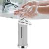 250ml Automatic Liquid Soap Dispenser, Touchless Infrared Sensor Automatic Liquid Soap Dispenser Hands for Kitchen Hospital School Hotel Office (Silver) view 4