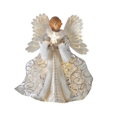 IOOOFU Christmas Tree Top Decorative Lamp Present Accessory Supplies for Christmas Spring Festival Decorations Gift Christmas Tree top Angel