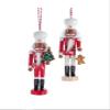 African American Holiday Chef Nutcracker Ornament Set ~ 2 Piece Set view 1