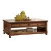ARZARF Wooden Coffee Table with Drawers and Shelves, Rectangular Vintage Coffee Table, Living/Office Vintage Cocktail Table (Size : L 1.1m) view 1