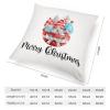TiuKiu Christmas Gnomes Throw Pillow Cases Merry Christmas Gnome Pillow Cover Case 24"x24" Linen Cushion Covers Decorative Pillowcase for Couch Sofa Bedroom Car view 2