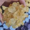 HXSCOO 1pcs Big Size Natural Citrine Quartz Geode Druzy Topaz Crystal Cluster Healing Specimen Home Decoration DIY Crafts Feng (Size : 600-700g) view 3