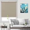 FHSBLINDS Cordless Custom Blinds for Windows Roller Shades for Windows-Room Darkening Waterproof Blackout Window Blinds & Shades for Home Kitchen Bedroom (Khaki 100% Blackout, 38" W x 48" H) view 2