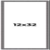 12x32 Frame Blue Kingsley Pewter Solid Wood Picture Frame Width 0.75 Inches |Interior Depth 0.5 Inches | Kingsley Pewter Frame with UV Acrylic, Foam Board Backing & Hanging Hardware view 1