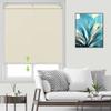 FHSBLINDS Cordless Blackout Blinds for Windows Roller Window Shades-Waterproof Custom Light Blocking Window Blinds & Shades for Home Kitchen Bedroom Office (Beige 100% Blackout, 72" W x 72" H) view 2