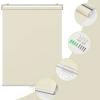 FHSBLINDS Cordless Blackout Blinds for Windows Roller Window Shades-Waterproof Custom Light Blocking Window Blinds & Shades for Home Kitchen Bedroom Office (Beige 100% Blackout, 72" W x 72" H) view 4