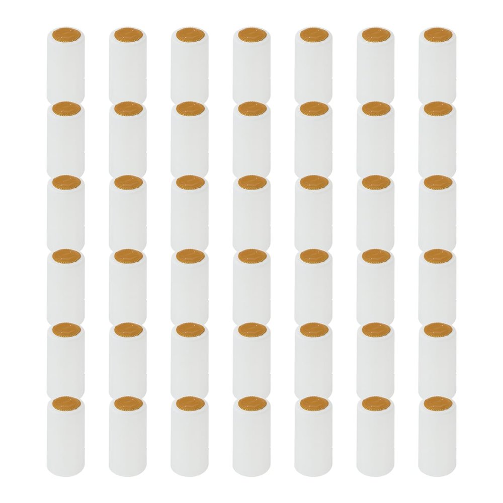 Wine Bottle Heat Shrink Capsules White Pvc Bottle Shrink Caps for Wine Bottles Professional Sealing Caps for Winery Store Restaurant and Home Use 2.36 X 2.36 X 1.18 in