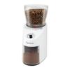 Capresso Infinity Plus Solid Steel Conical Burr Large Elegant Grinder with Gear Reduction Motor, Safety Lock System and Removable Upper Conical Burr (Shiny White) view 3