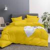 All Star Linen 1 Piece Hotel Luxury 800 Thread Count Egyptian Cotton Oversize Queen Duvet Cover Set Hidden Zipper Closer & Corner Ties Gold Duvet Cover Size Oversize Queen (98 x 98) view 1