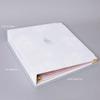 Lacupella 3 Ring Binder Gold D Rings 1.5 Inch for Stencil Recipe Project Paper Organizer, Large Size 12 inch x 10.5 inch White with UV Floral Pattern, Spill Proof, and Easy to Clean view 3