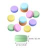 Lurrose 12pcs Macaron Shaped Container Box Mini Macaron Storage Case Macaron Pill Case Cute Pill Jewelry Holder Colorful Macaron Ring Candy Travel Storage Box Macaroons view 4