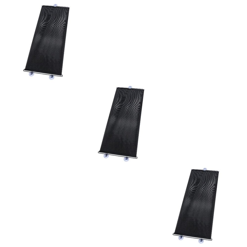 3pcs Blackout Blinds Curtain Portable Temporary with Suction Cup Thermal Insulated Suction Curtains No Tools Sunshade Blackout