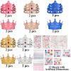 Okllen 31 Pcs Foam Princess Tiaras and Crowns Set for Adults, Making Your Own Tiaras and Crowns with Diamond Sticker for Party Supplies view 3