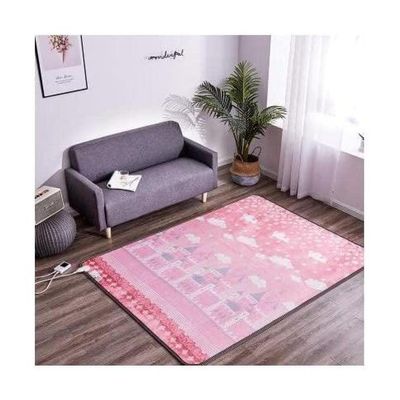 VNABO Heated Area Rug Colorful Beautiful Heated Floor Mats Entryway Electric Heated Floor Large Size Heater Electric Mat