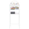 3-Shelf Bathroom Organizer Over The Toilet Storage, 3-Tier Over The Toilet Bathroom Shelf, Bathroom Space Saver Organizer Rack, Freestanding Above Toilet Stand for Bathroom, Restroom, Laundry view 1