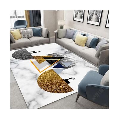 VNABO Heated Area Rug Ultra Soft Heated Floor Mats Vintage Electric Heated Floor Light Luxury Heater Electric Mat for Home Decor