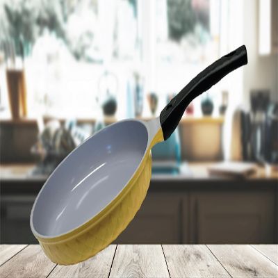 10" Ceramic Coating Interior and Exterior Cooking Frying Pan, Made In Korea